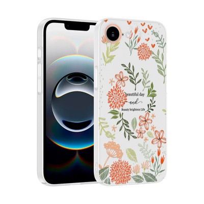 Apple iPhone 17E Kılıf Kamera Korumalı Desenli Zore Klip Kapak - 4