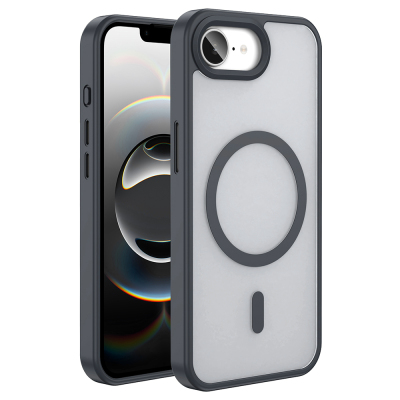 Apple iPhone 17E Kılıf M-safe Şarj Özellikli Mat Arka Yüzey Zore Sio Kapak - Zore