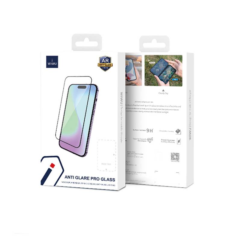 Apple iPhone 17E Wiwu CZ-003 Blue Light Technology Hydrophobic and Oleophobic Anti-Glare Glass Screen Protector - 8