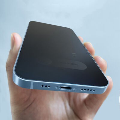 Apple iPhone 17E Wiwu Easy İnstall iPrivacy Temperli Ekran Koruyucu - 1