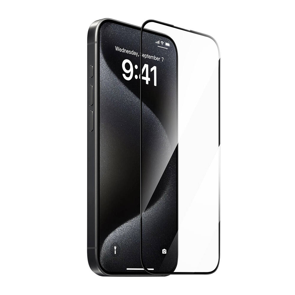 Apple iPhone 17E Wiwu GT-008 Polimer Oleofobik Kaplama Şeffaf Pürüzsüz Temperli Cam Ekran Koruyucu 10'lu Paket
