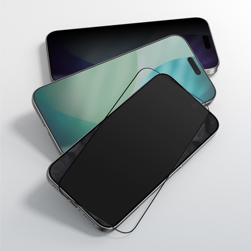 Apple iPhone 18 Pro Amazingthing Radix Parmak İzi Bırakmayan Temperli Cam Ekran Koruyucu - 7