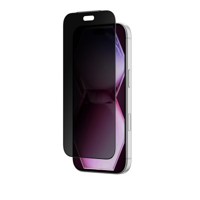 Apple iPhone 18 Pro Amazingthing Titan Privacy Fingerprint-Resistant Tempered Glass Screen Protector - 3
