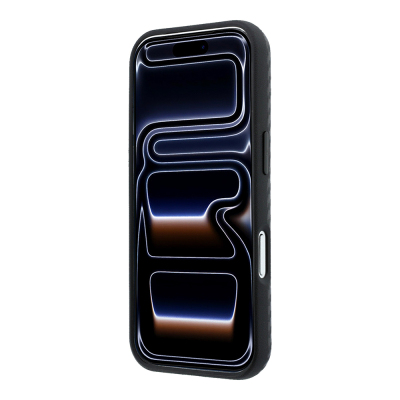 Apple iPhone 18 Pro Case BMW Original Licensed M-safe Charging Enabled PU Carbon Design Metal Logo Cover - 29