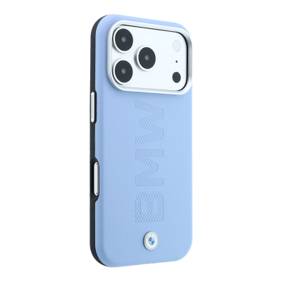 Apple iPhone 18 Pro Case – Genuine Licensed BMW Leather Cover with M-Safe Charging Support and Centered Hot-Stamped Logo - 20