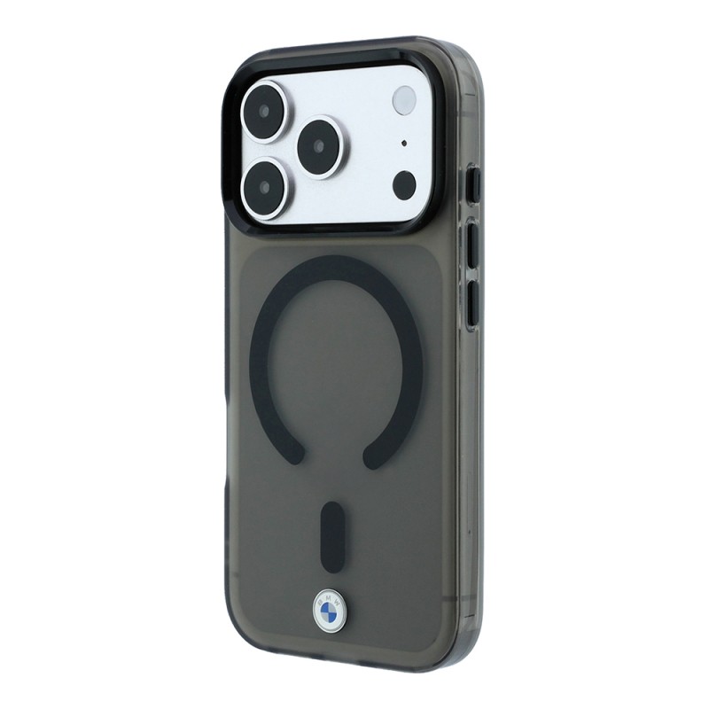 Apple iPhone 18 Pro Case Genuine Licensed BMW M-Safe Charging Feature Frosted IML Print Metal Logo Cover - 2