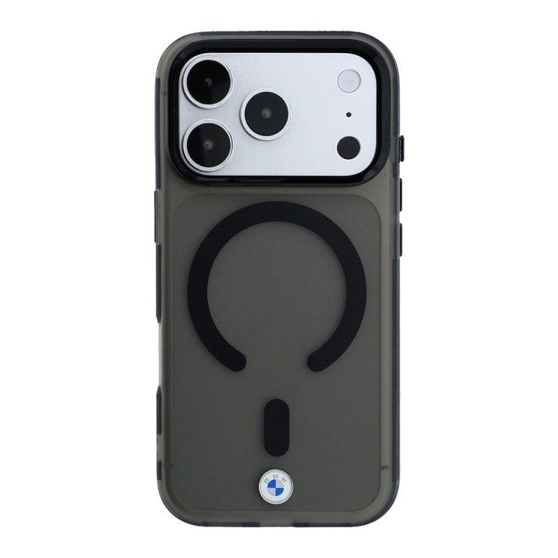Apple iPhone 18 Pro Case Genuine Licensed BMW M-Safe Charging Feature Frosted IML Print Metal Logo Cover - 3
