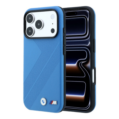 Apple iPhone 18 Pro Case – Genuine Licensed BMW M-Safe (MagSafe Compatible) Cover with M Logo and Tire Tread Pattern - BMW