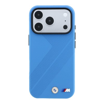Apple iPhone 18 Pro Case – Genuine Licensed BMW M-Safe (MagSafe Compatible) Cover with M Logo and Tire Tread Pattern - 3