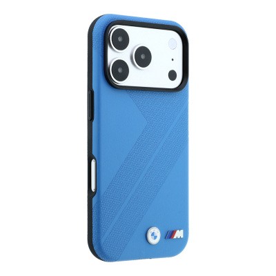 Apple iPhone 18 Pro Case – Genuine Licensed BMW M-Safe (MagSafe Compatible) Cover with M Logo and Tire Tread Pattern - 4