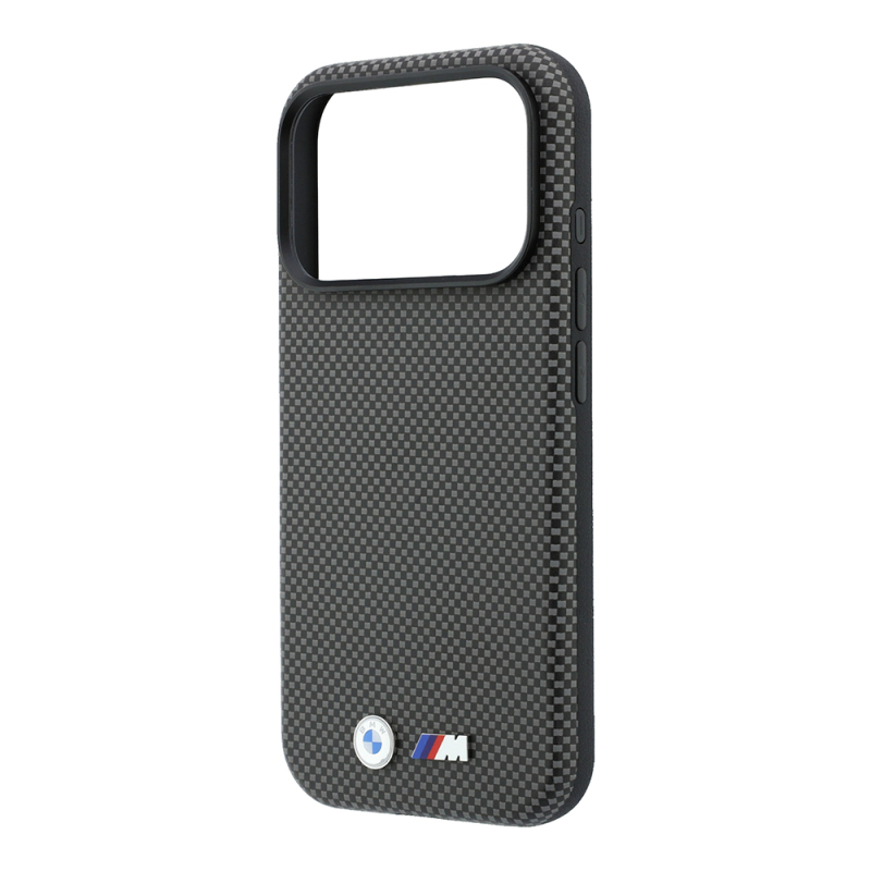 Apple iPhone 18 Pro Case – Genuine Licensed BMW M-Safe (MagSafe Compatible) Cover with M Logo and Tire Tread Pattern - 22