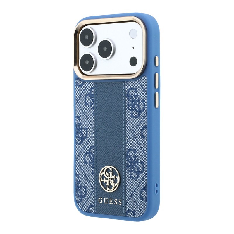 Apple iPhone 18 Pro Case – Genuine Licensed Guess – Leather with 4G Pattern, Stripe, and Logo – MagSafe Charging Compatible - 19
