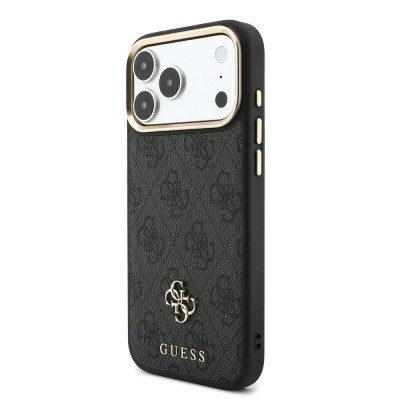 Apple iPhone 18 Pro Case Guess Officially Licensed Card Holder 4G Pattern Letter Logo Cover - 3