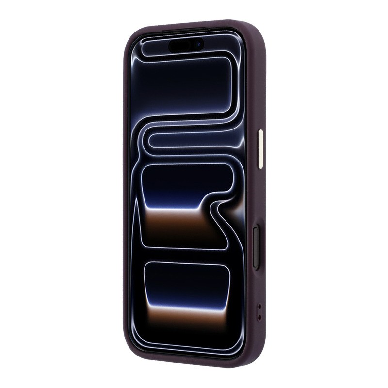  Apple iPhone 18 Pro Case Guess Original Licensed M-safe Charging Feature Grained Triangle Cover - 14