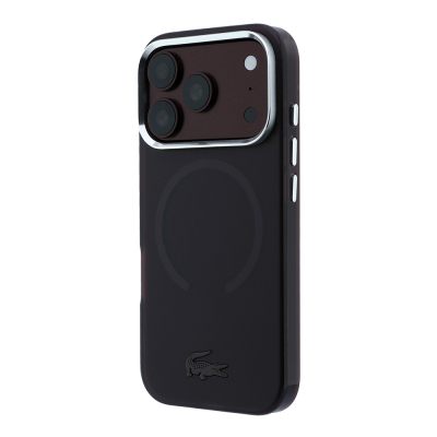 Apple iPhone 18 Pro Case – Lacoste Officially Licensed M-Safe C-Magnet IML Frosted Cover with Iconic Crocodile Logo - 12