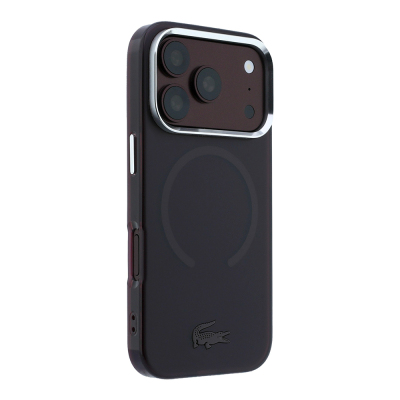 Apple iPhone 18 Pro Case – Lacoste Officially Licensed M-Safe C-Magnet IML Frosted Cover with Iconic Crocodile Logo - 14