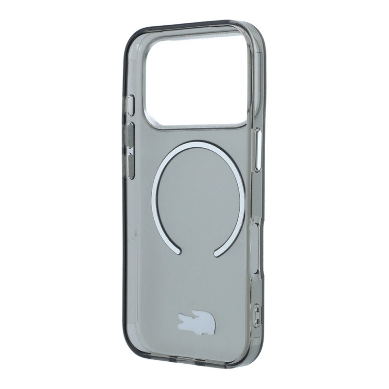 Apple iPhone 18 Pro Case – Lacoste Officially Licensed M-Safe Compatible – IML Frosted Cover with Glossy Crocodile Logo - 6
