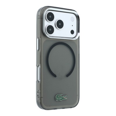 Apple iPhone 18 Pro Case – Lacoste Officially Licensed M-Safe Compatible – IML Frosted Cover with Glossy Crocodile Logo - 7