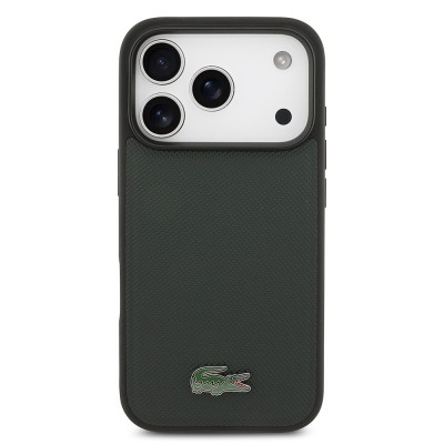 Apple iPhone 18 Pro Case, Lacoste Original Licensed, M-safe Charging Feature, PU Piqué Patterned Cover with Metal Logo. - 8