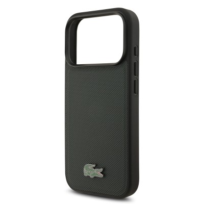 Apple iPhone 18 Pro Case, Lacoste Original Licensed, M-safe Charging Feature, PU Piqué Patterned Cover with Metal Logo. - 11