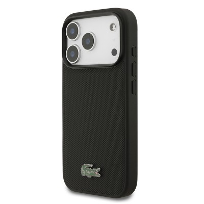 Apple iPhone 18 Pro Case, Lacoste Original Licensed, M-safe Charging Feature, PU Piqué Patterned Cover with Metal Logo. - 21
