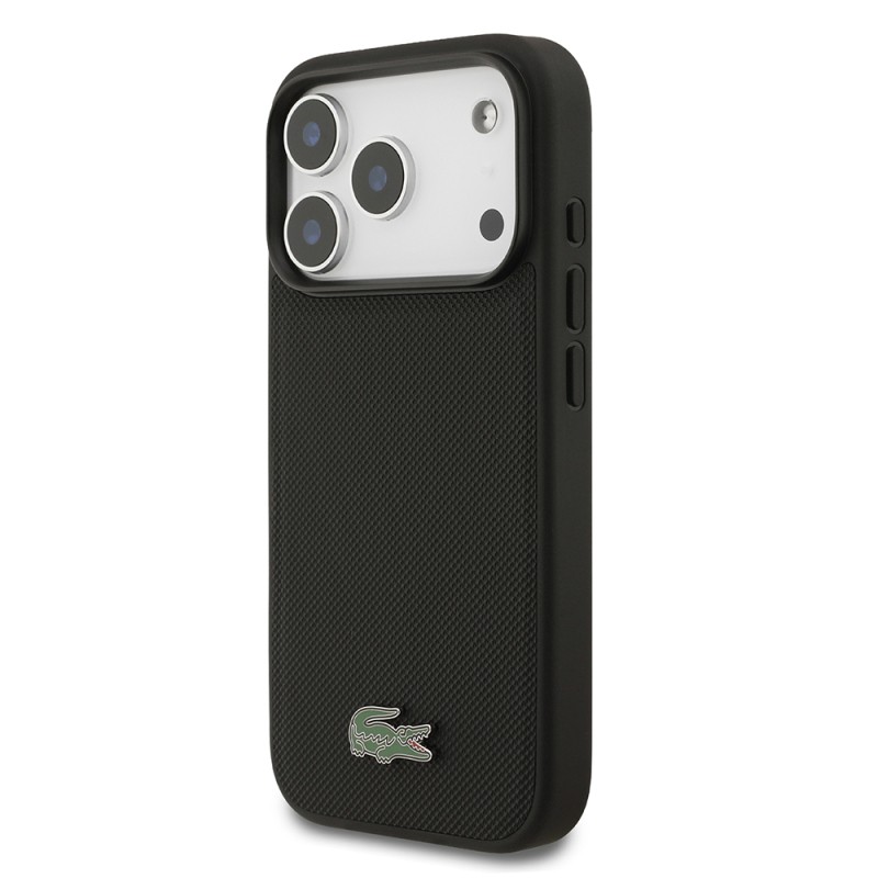 Apple iPhone 18 Pro Case, Lacoste Original Licensed, M-safe Charging Feature, PU Piqué Patterned Cover with Metal Logo. - 21