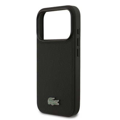Apple iPhone 18 Pro Case, Lacoste Original Licensed, M-safe Charging Feature, PU Piqué Patterned Cover with Metal Logo. - 25