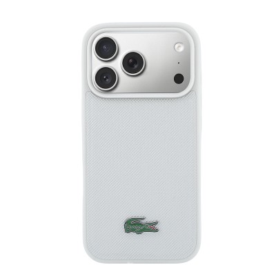 Apple iPhone 18 Pro Case, Lacoste Original Licensed, M-safe Charging Feature, PU Piqué Patterned Cover with Metal Logo. - 36