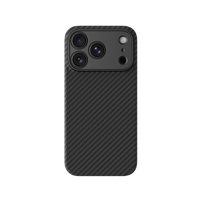 Apple iPhone 18 Pro Case M-safe Charging Enabled 1500D Aramid Fiber Lens Protector Amazingthing Titan Max Series Carbon Cover - 1