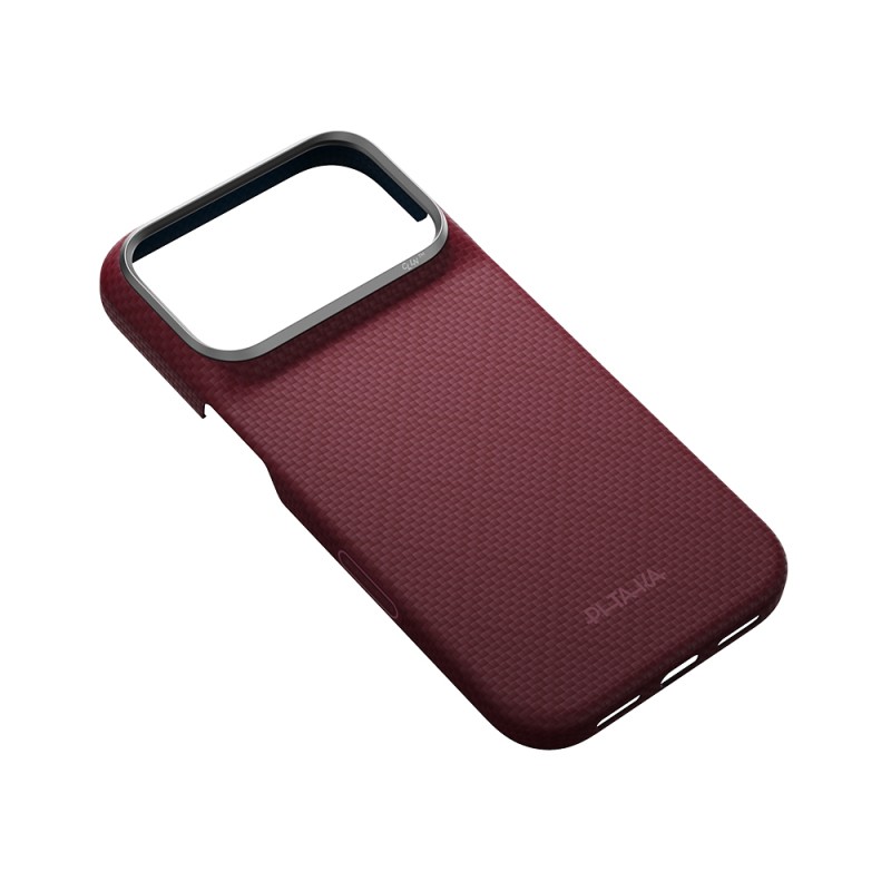 Apple iPhone 18 Pro Case M-safe Charging Enabled Aramid Carbon Fiber Pitaka Argyle Series Cover - 22