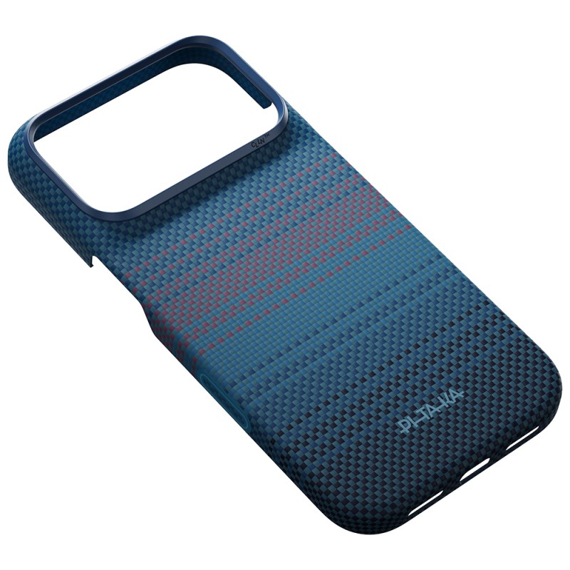 Apple iPhone 18 Pro Case M-safe Charging Enabled Aramid Carbon Fiber Pitaka Moonrise 2.0 Nights Series Cover - 7