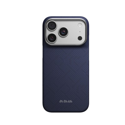 Apple iPhone 18 Pro Case M-safe Charging Enabled Aramid Carbon Fiber Pitaka Weaving Series Cover - 1