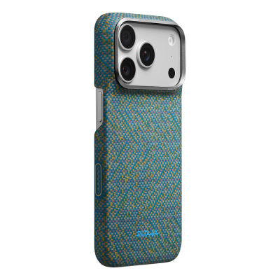 Apple iPhone 18 Pro Case M-safe Charging Enabled Aramid Carbon Fiber Pitaka Wind Over Wheat Series Cover