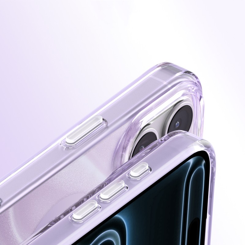 Apple iPhone 18 Pro Case M-Safe Charging Enabled Original Swarovski Crystal Embellished Zore Paris Rovix Hard PC Cover - 8