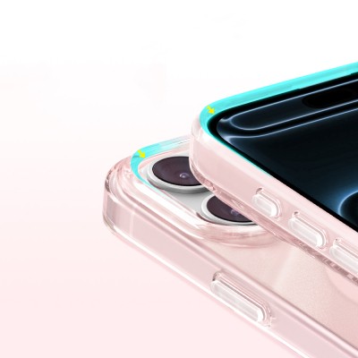 Apple iPhone 18 Pro Case M-Safe Charging Enabled Original Swarovski Crystal Embellished Zore Paris Rovix Hard PC Cover - 17