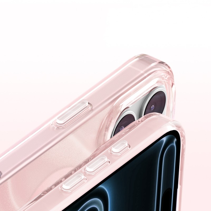 Apple iPhone 18 Pro Case M-Safe Charging Enabled Original Swarovski Crystal Embellished Zore Paris Rovix Hard PC Cover - 19