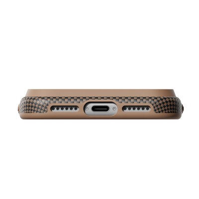 Apple iPhone 18 Pro Case M-safe Charging Enabled Pitaka Tactile Woven Sunset-Moonrise Aramid Series Summa Cover - 7