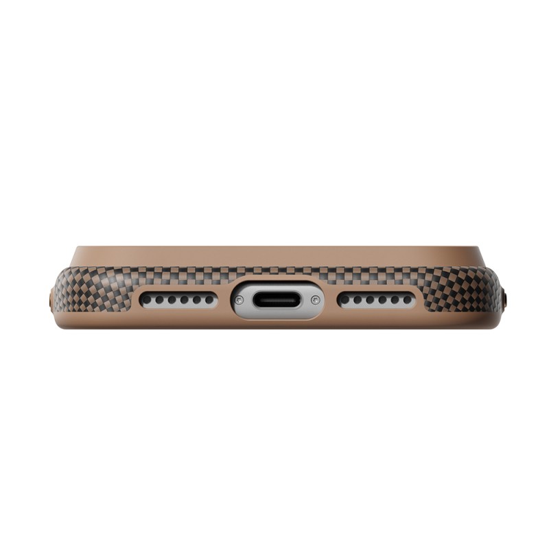 Apple iPhone 18 Pro Case M-safe Charging Enabled Pitaka Tactile Woven Sunset-Moonrise Aramid Series Summa Cover - 7