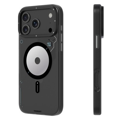 Apple iPhone 18 Pro Case M-safe Charging Feature Disc Patterned Youngkit Disc Battle Cover - 8