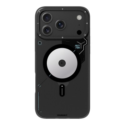 Apple iPhone 18 Pro Case M-safe Charging Feature Disc Patterned Youngkit Disc Battle Cover - 2
