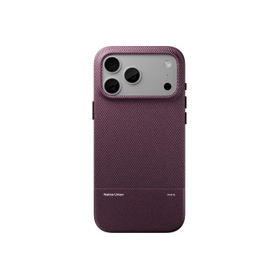 Apple iPhone 18 Pro Case M-safe Charging Feature Leather Textured Native Union RE Classic Series Cover - 1