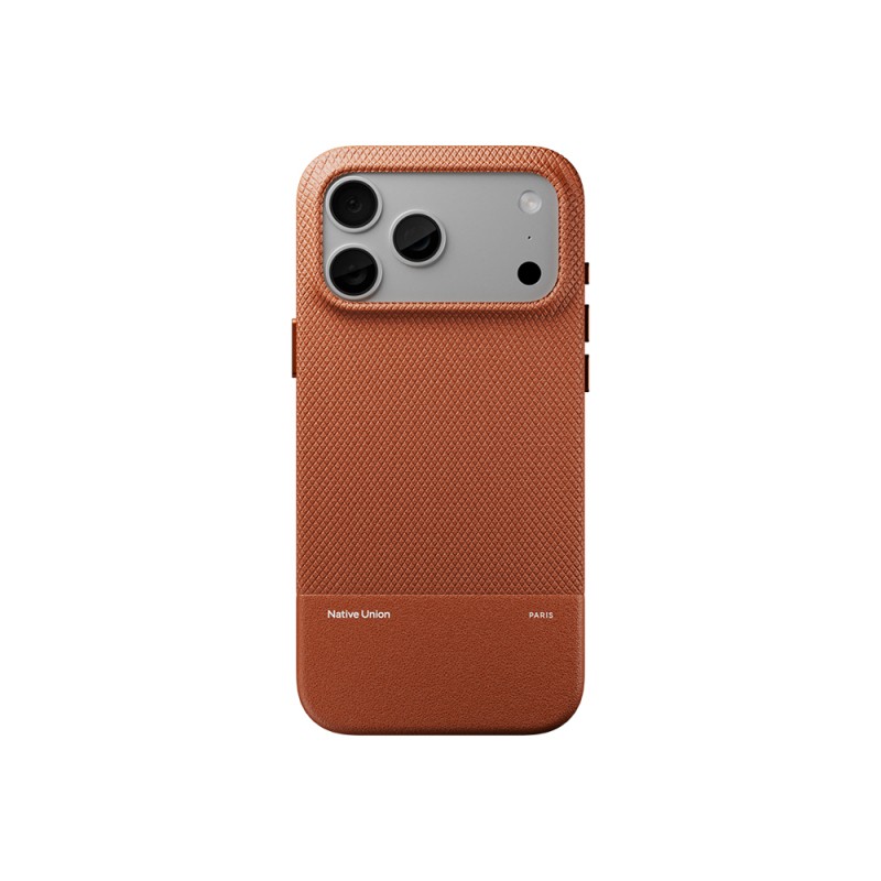 Apple iPhone 18 Pro Case M-safe Charging Feature Leather Textured Native Union RE Classic Series Cover - 4