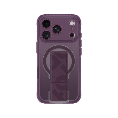 Apple iPhone 18 Pro Case M-safe Charging Stand Amazingthing Titan Pro Grip Stand Series Cover Purple