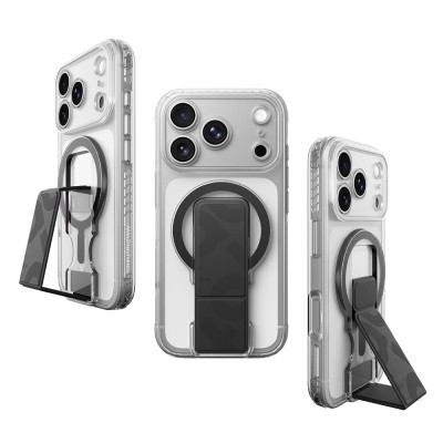 Apple iPhone 18 Pro Case M-safe Charging Stand Amazingthing Titan Pro Grip Stand Series Cover - 18
