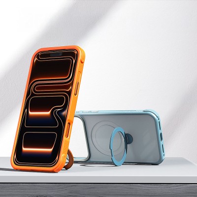 Apple iPhone 18 Pro Case M-safe Charging Stand Lenyes Eclat Cover - 5