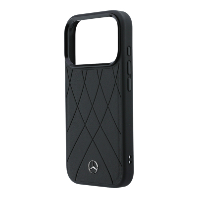 Apple iPhone 18 Pro Case – Mercedes-Benz Officially Licensed "Crossed Lines" Cover with 3D Metal Logo and MagSafe Charging Compatibility - 14