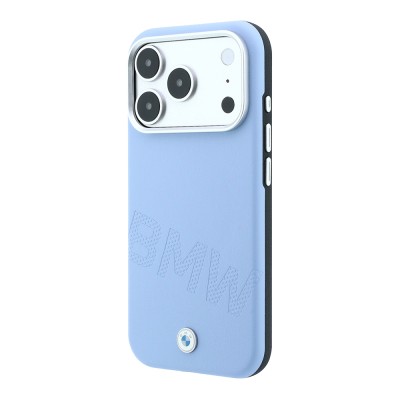 Apple iPhone 18 Pro Case Original Licensed BMW M-Safe Charging Feature Design PU Metal Logo Cover - 5