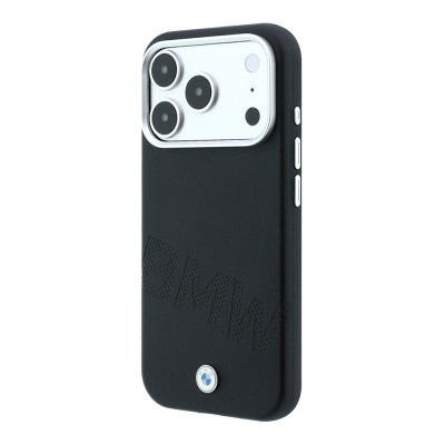 Apple iPhone 18 Pro Case Original Licensed BMW M-Safe Charging Feature Design PU Metal Logo Cover - 19