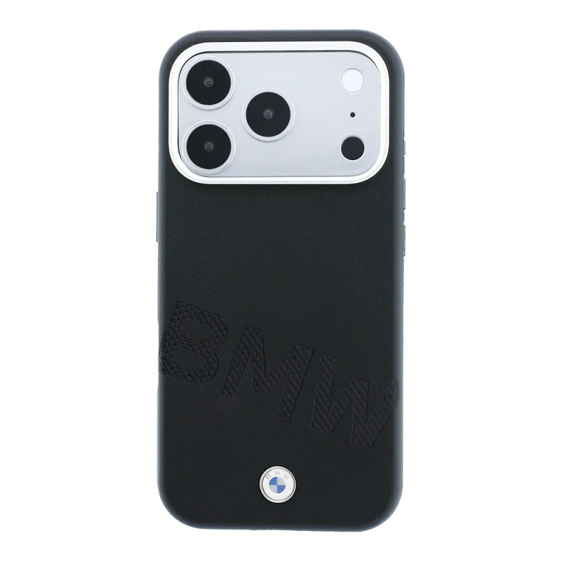 Apple iPhone 18 Pro Case Original Licensed BMW M-Safe Charging Feature Design PU Metal Logo Cover - 20