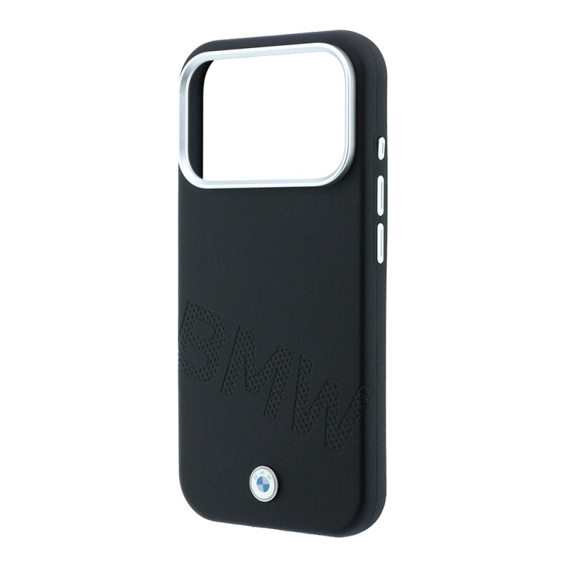 Apple iPhone 18 Pro Case Original Licensed BMW M-Safe Charging Feature Design PU Metal Logo Cover - 23